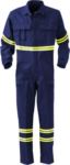 Nomex coverall, elasticated cuffs, elasticated waist, two back pockets, one back pocket, navy blue colour. Certified EN 11611, EN 1149-5, EN 11612:2009, UNI EN ISO 340:2004, EN 15614 ZXTUTA.NOMEX.BLU